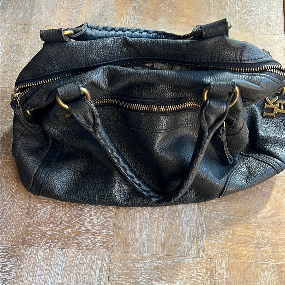 Black Leather Handbag